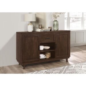 Enhance your dining area with our farmhouse and craftsman design dining server. Crafted from solid Asian hardwood