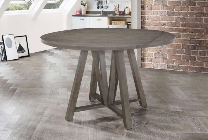 Coaster has created the ultimate enhancement to a rustic style dining room with this beautiful