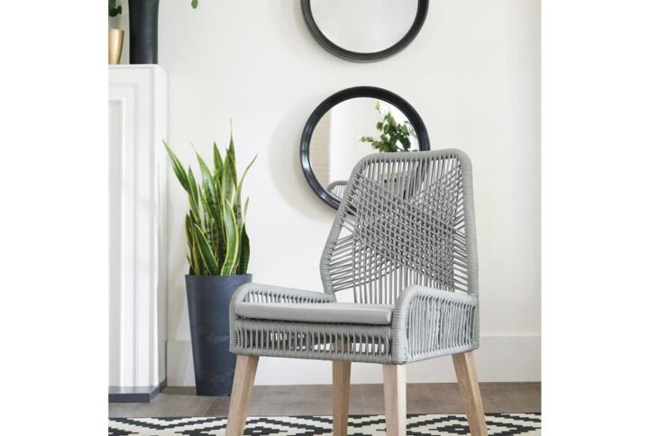 Capture the exotic flavor of this fun dining chair. Perfect for everyday use in a dressed up casual space