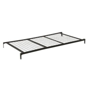 this daybed link spring is created for supporting a mattress. The open grid pattern provides ample structure for sitting and sleeping. Be ready for last minute guests with the comfortable spring. In a crisp black hue