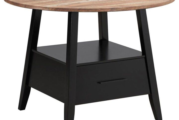 Gather around our contemporary counter height table