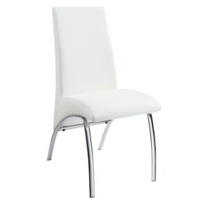 Veer off in an ultra-modern direction with this exquisite contemporary dining chair. From the Ophelia collection