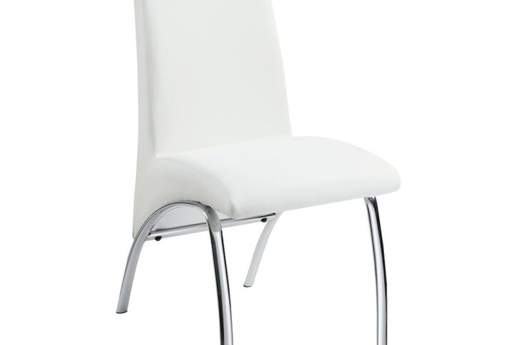 Veer off in an ultra-modern direction with this exquisite contemporary dining chair. From the Ophelia collection