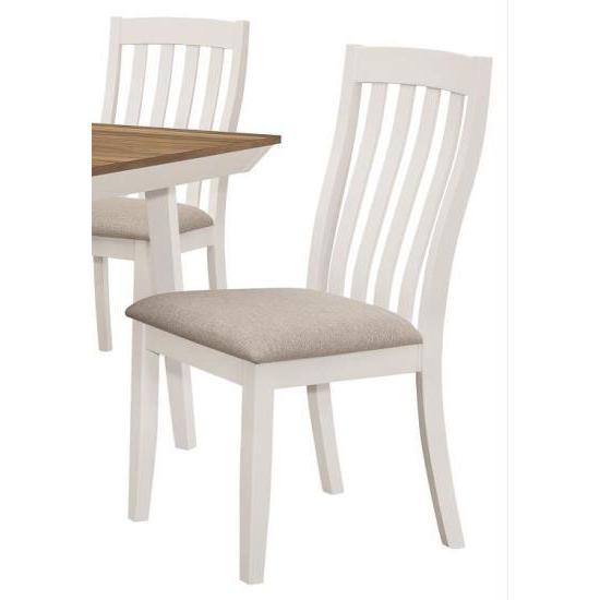 Choose a casual dining side chair that offers both appealing style and versatility. The crisp design works in myriad design motifs
