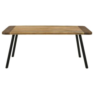 Add a touch of rustic charm to your dining space with our eco-friendly dining table. Crafted from mango and sheesham wood