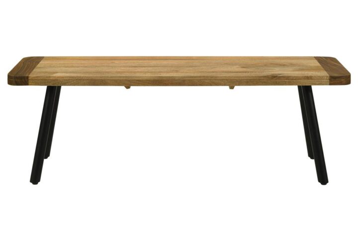 Experience rustic charm with our eco-friendly dining bench