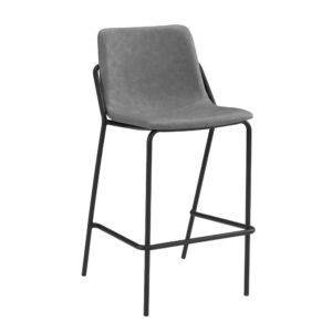 it has an open and airy design that works with many styles. Each chair has a bucket style
