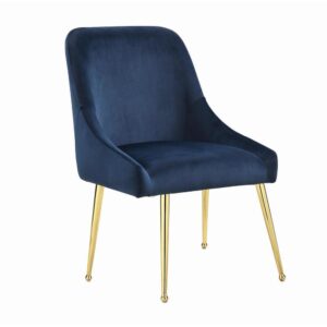 Cradle yourself in the embrace of opulence with this Italian style modern dining side chair
