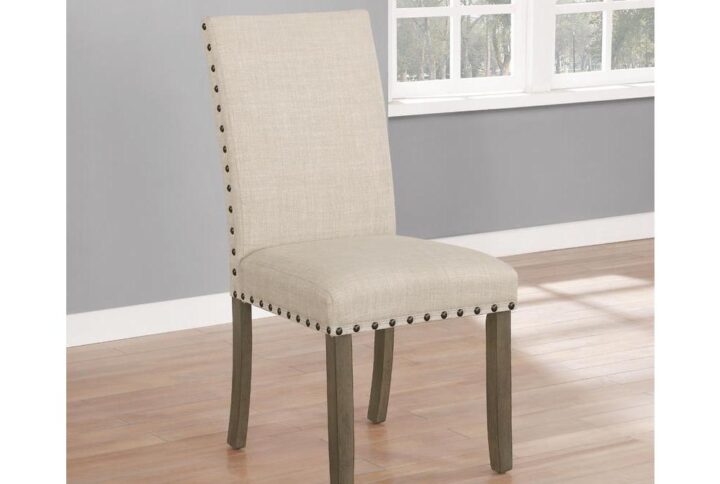 Add this set of two chairs in a modern farmhouse style home. Built of solid Asian hardwood