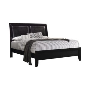 A highlight of the Briana collection is this dignified queen bed. Tall