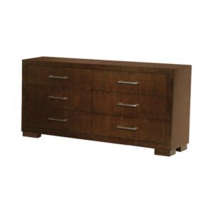 this dresser is a fabulous addition to any bedroom. It features six spacious drawers