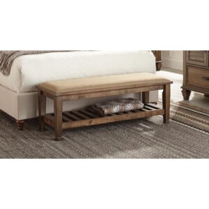 Place this versatile bench at the foot of your bed to complete your room in style. With a beautiful