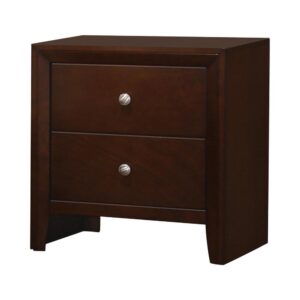 An accent piece like this Serenity nightstand is fantastic way to complete a bedroom set. This nightstand has a wide