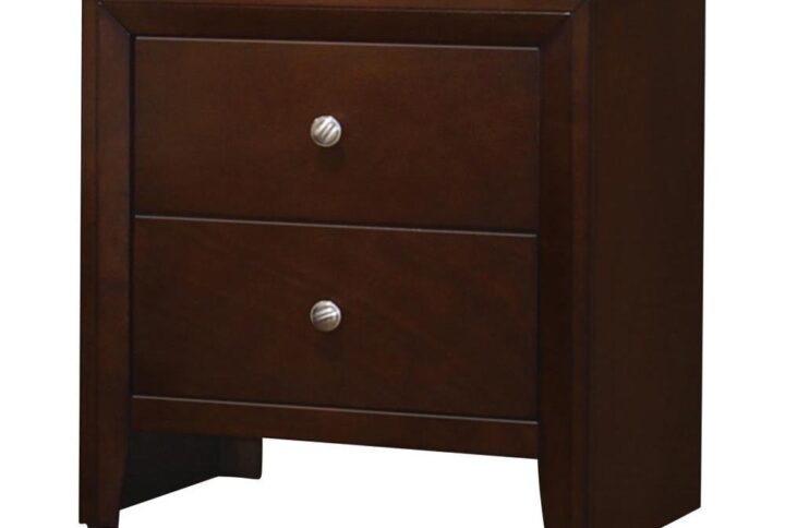 An accent piece like this Serenity nightstand is fantastic way to complete a bedroom set. This nightstand has a wide