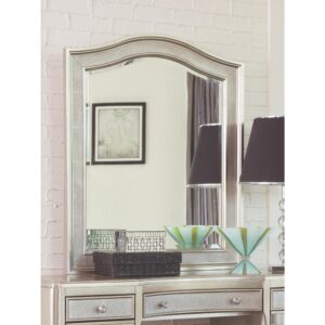 elegant vanity mirror exudes classic style. Use it to complete a dresser or vanity table