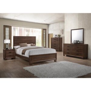 From the Brandon bedroom collection comes this elegantly simple bed. It features clean