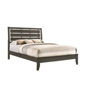 wooden bed frame. Available in sizes from twin to Eastern king