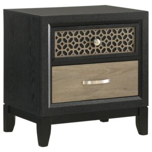 Make a statement in your modern or transitional bedroom space and start a new trend in chic design. This artisan-inspired nightstand is a perfect partner to a stylish bed