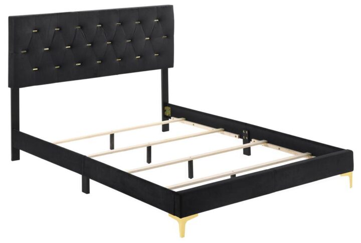 Complete your primary suite with this modern glam bedroom set