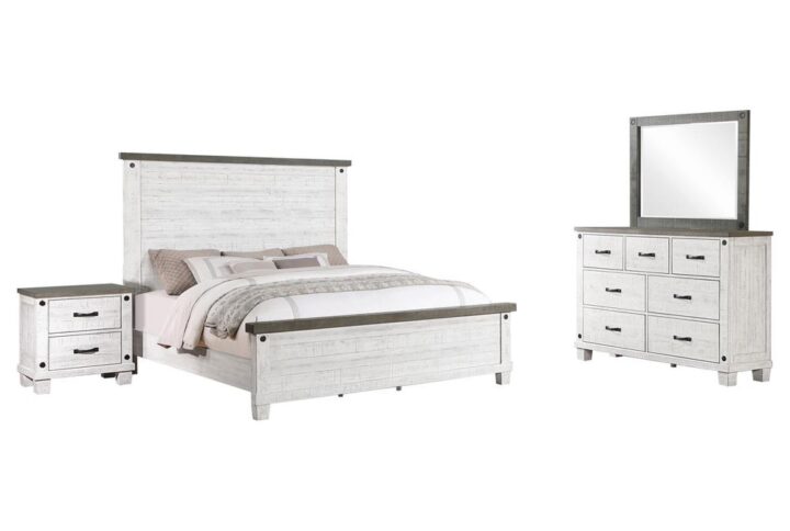 This rustic farmhouse bedroom collection is crafted with a focus on quality construction