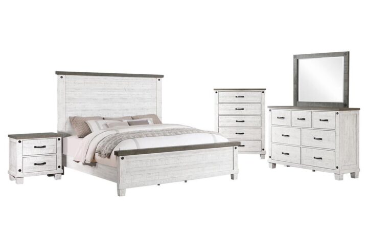 This rustic farmhouse bedroom collection is crafted with a focus on quality construction