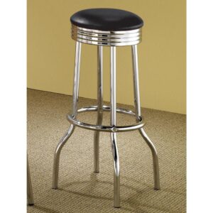 This bar stool takes you back to the 50s