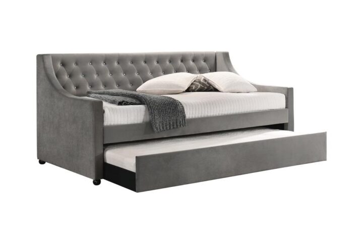 Enjoy sophisticated elegance with this wood daybed for a guest bedroom. It is expertly crafted with Asian hardwood