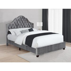 Create your ideal royal slumber chambers with this magnificent upholstered bed. Exceptionally elegant from all aspects