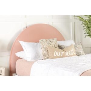 Add extra comfort to your elegant bedroom with this vintage-inspired transitional headboard