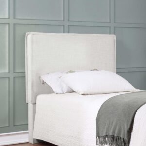 Inspire modern artistry in a contemporary bedroom space with a headboard that shines as a focal point. This updated headboard creates a mix of clean lines and tempting upgrades to transform a bedroom into a haven for relaxation. Versatile and timeless