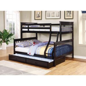 this universal storage trundle easily converts between a storage drawer and trundle bed. Crafted of solid pine