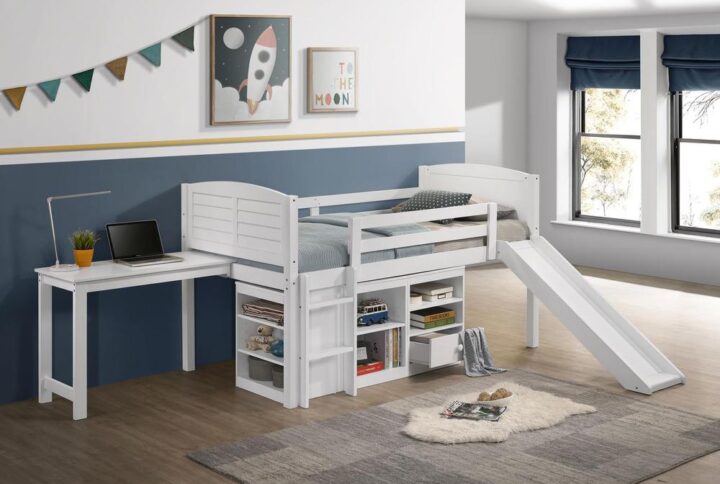 Complete your child's dream bedroom suite with this twin loft bed