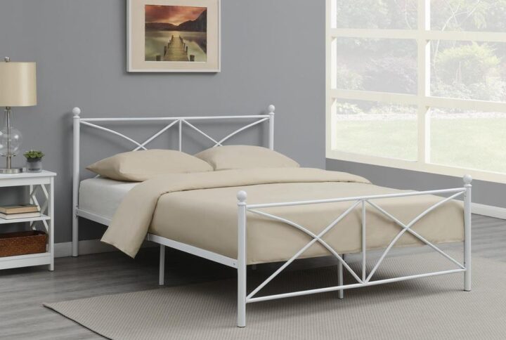 Find chic and sophisticated style with this metal bed. Coming in an assortment of styles and colors