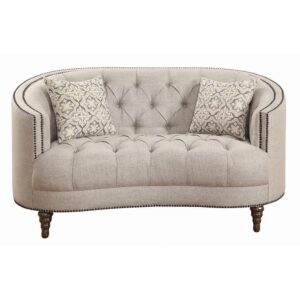 sophisticated loveseat. With a lovely