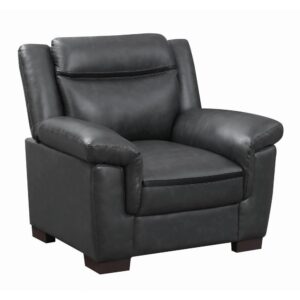 comfortable armchair. With a thick
