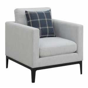 grey upholstery gives it a touch of subtle style. Its simple