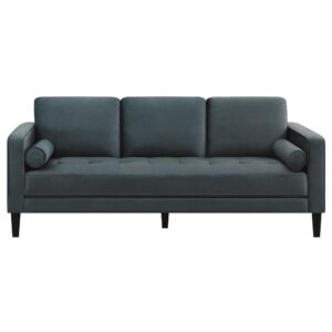 this sofa makes the perfect addition to a modern style home or living room. Designed with slim track arms with self-welt detailing