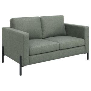 Experience luxury with our meticulously designed modern loveseat that exemplifies both style and comfort. Featuring clean