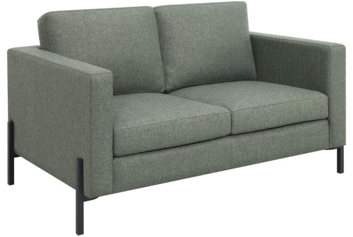 Experience luxury with our meticulously designed modern loveseat that exemplifies both style and comfort. Featuring clean