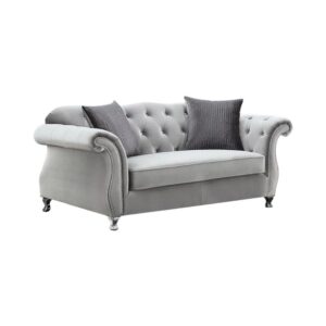 this loveseat lends classic sophistication to any home. With soft