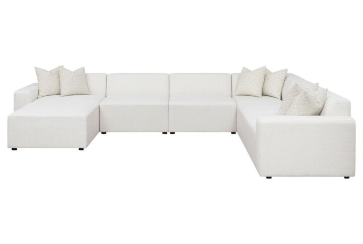 Transform a contemporary entertainment room into an inviting oasis with this elegant