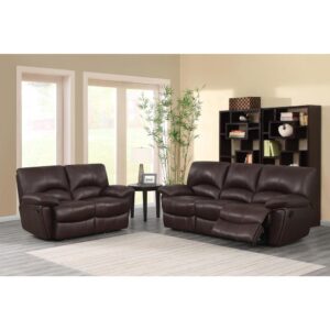 Celebrate sophisticated casual style with the stitched details from this two-piece living room set. Full of comfort