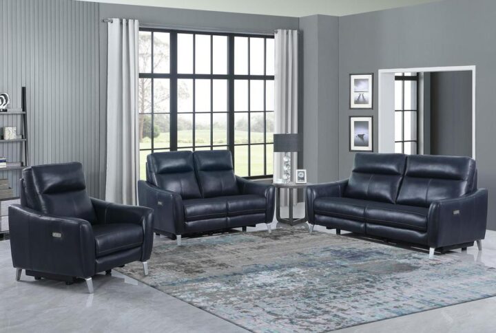 Complete your family room with this three-piece power recliner set