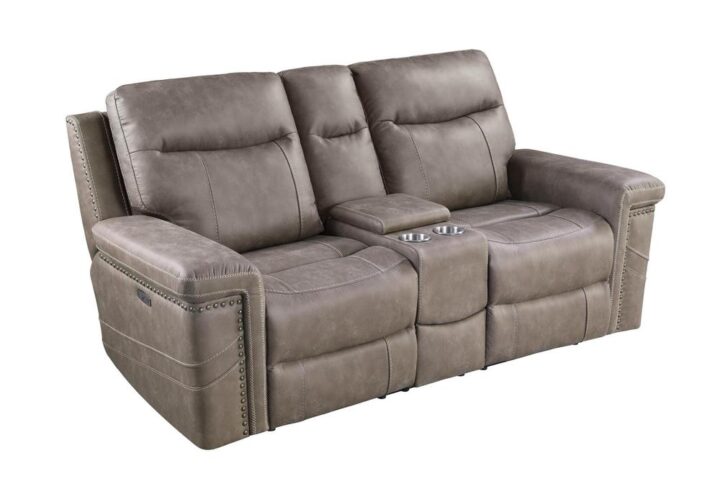 Enjoy the big game or movie night with your favorite person on this power^2 reclining loveseat. This dual reclining loveseat features power controls for both recline position and headrest support