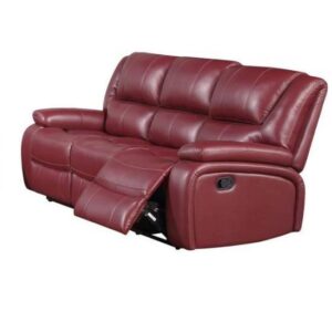 No end of elegance and classic style creates an outstanding anchor for your entertaining space with this exceptional leatherette upholstered motion sofa. Kick back in comfort to watch sports