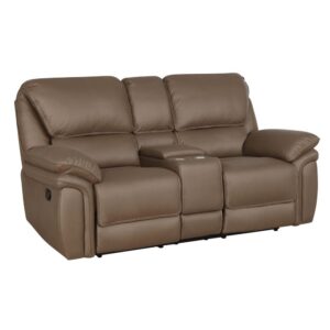 crafted from stainless steel for an easy-to-clean upgrade. High-foam density cushion in multiple layers ensures an incredibly comfortable sleeping experience. Use this microfiber loveseat in a transitional style entertainment space.