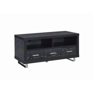 contemporary edge. This TV console is constructed from beautiful