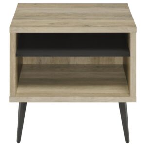 or even as a casual bedroom nightstand. A square silhouette is tasteful and unusual