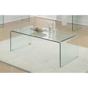 This magnificent coffee table has a timeless yet contemporary design. It's a clear