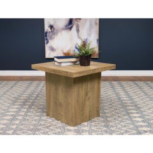 The simplicity of a versatile and nature-inspired addition to casual spaces whets your appetite and keeps you focused on where to place this modern end table. Sidled up to a chair or sofa